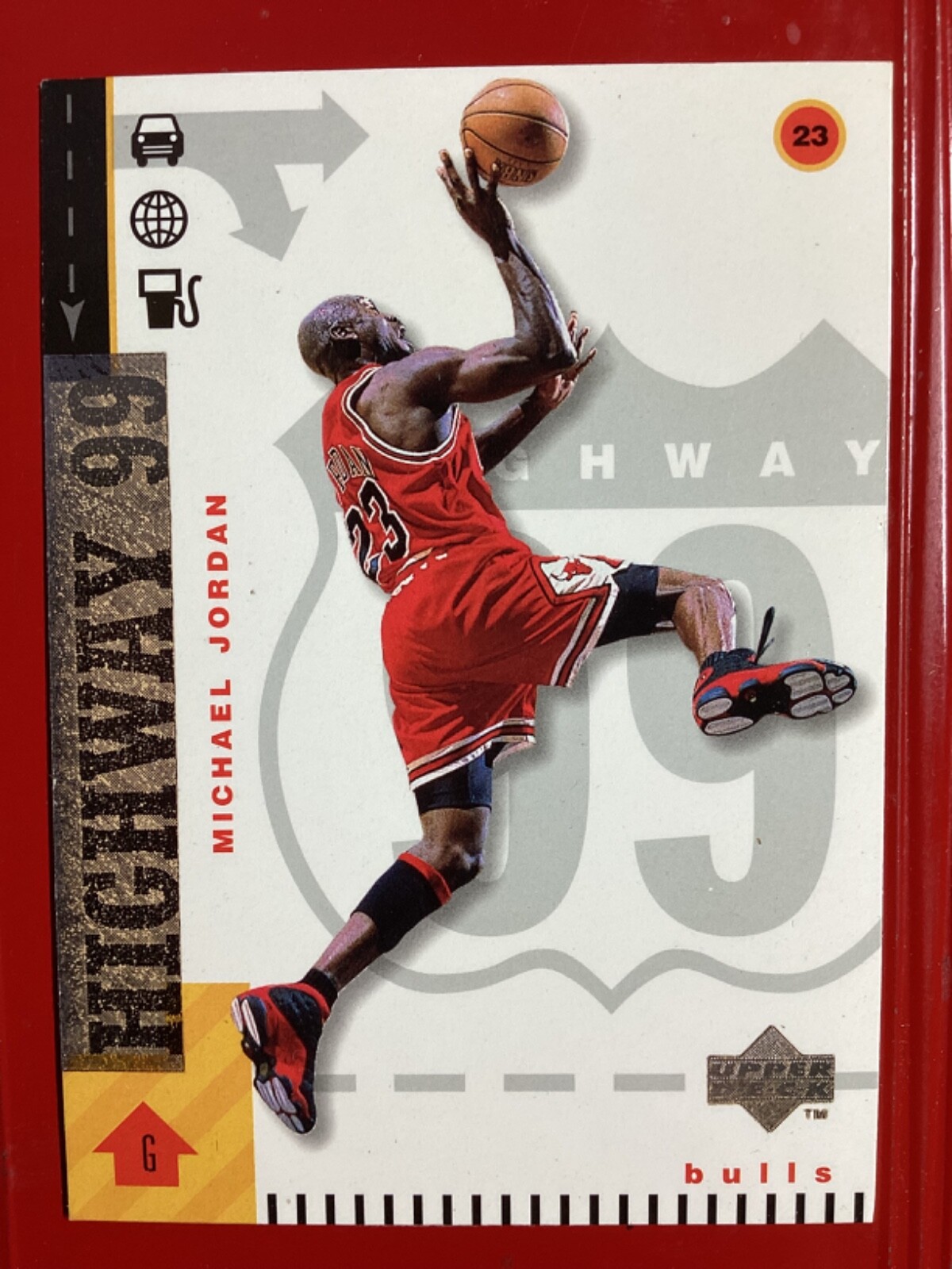 MICHAEL JORDAN 1998-99 Upper Deck HIGHWAY 99 # 290 Chicago Bulls HOF