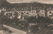 1923 MENDOLA Elevated Care Place Grand Hotel Penegal Panorama Trento Postcard