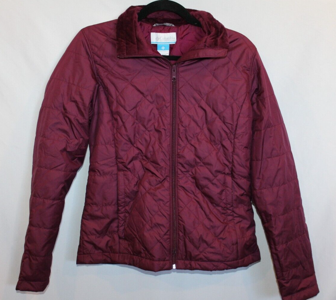 Columbia Snowmelt Valley II Womens Small Insulated Burgundy Jacket