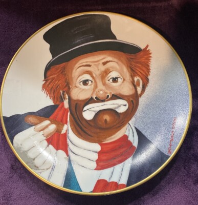 Freddy The Freeloader Collectors Plate Red Skeleton 1976 Numbered 8300
