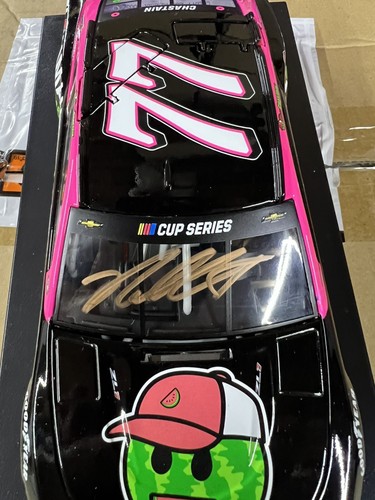 Autographed Ross Chastain 2020 Melon Man #77 Camaro ZL1 NASCAR CUP 1/24 Action