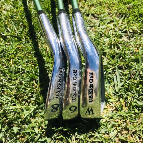 US Kids RH 5 Clubs Set Driver Irons Putter Ultralight SFD Kidsflex KP3 USKG - Picture 3 of 8