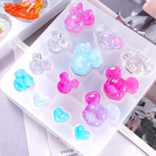 Mickey Mouse Resin Casting Mold Silicone Making Epoxy Mould Craft Jewellery DIY