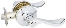 J Series Privacy Door Lever Finish: Bright Chrome