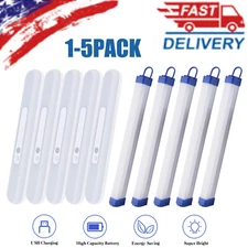 LED Motion Sensor Under Cabinet Closet Light USB Rechargeable Kitchen Lamp Strip