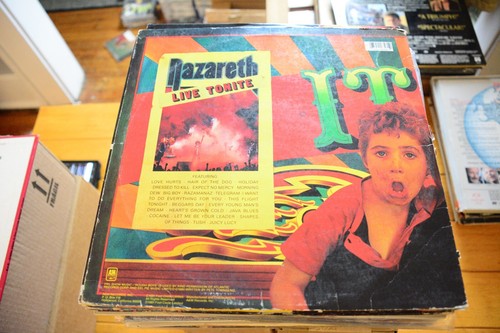 NAZARETH "SNAZ" LP 12" VINYL VG+ INNER 1980 A&M - Picture 2 of 4