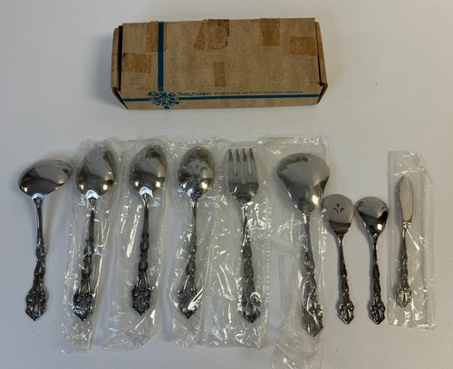 Oneida Chandelier 9 Serving Pieces Community Stainless Flatware Gravy Ladle NEW - Picture 5 of 5