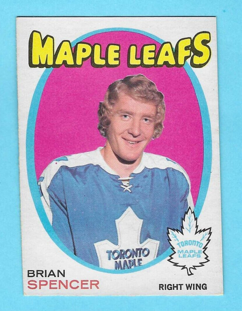 1971-72 OPC 198 Brian Spencer Toronto Maple Leafs! ROOKIE! NM-MT!  *SET BREAK*