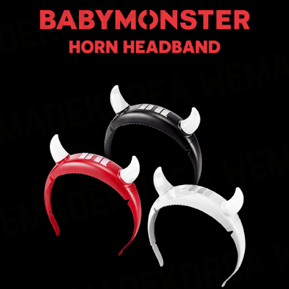 BABYMONSTER Official Horn Headband Light Hair Band Authentic K-POP