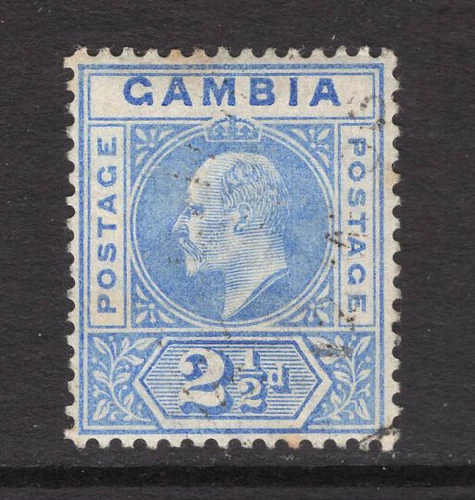 M10211 Gambia 1902 SG48 - 2 1/2d ultramarine