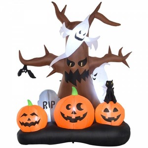 8 Lighted Inflatable Outdoor Halloween Yard Decoration Spooky
