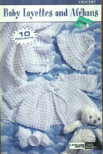 USED BABY LAYETTES AND AFGHANS 10 PROJECTS DIGEST SIZE CROCHET PATTERN BOOK