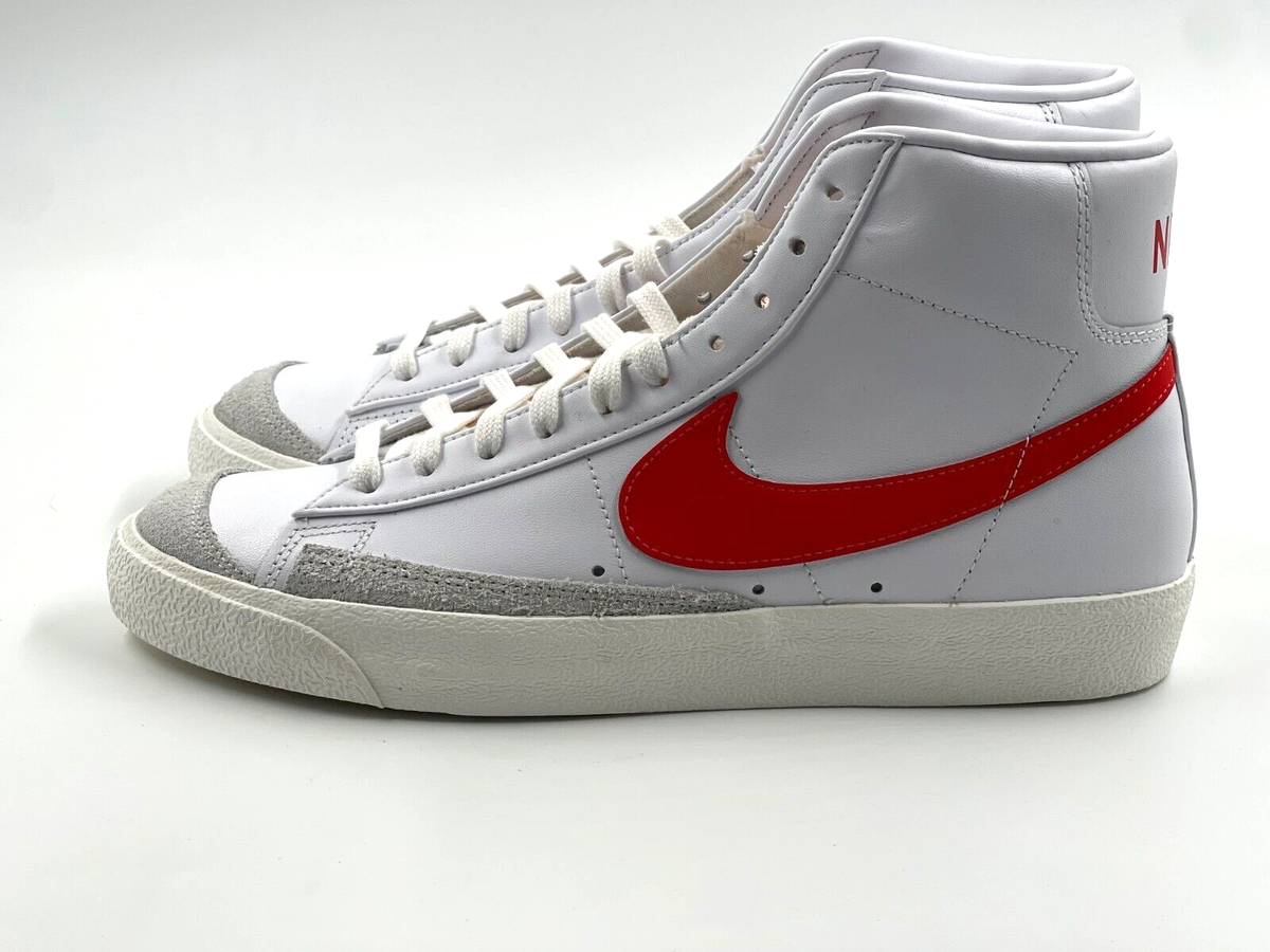 Nike Blazer Mid 77 Vintage Habanero Red Sail White CZ1055-101 Women-10  Men