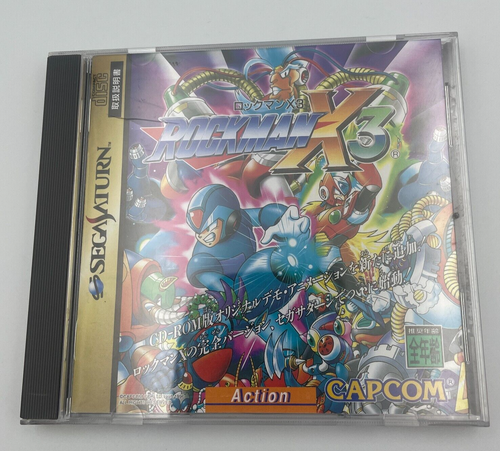 Sega Saturn Rockman Mega Man X3 SS Game Soft From Japan - 第 1/5 張圖片