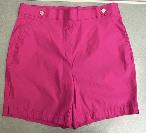 Rafaella Damen Stretch Komfort Schrittlänge 6,5 Bund Pull-On Kurz Rosa Größe 16 - Bild 7 von 13