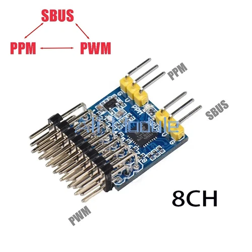3.3-20V 8CH PWM PPM SBUS Signal Conversion Module Converter For RC Airpanle NEW