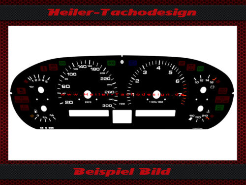 Speedometer for Porsche 928 S4 GT GTS 1993 switch 180 mph to 300 kmh - Picture 1 of 4