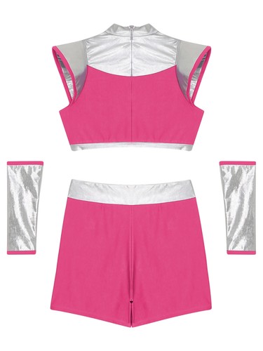 Damen Sets Shorts Kostüm Festival Outfit Außen Alien Raum Frauen Cosplay Party - Bild 35 von 51