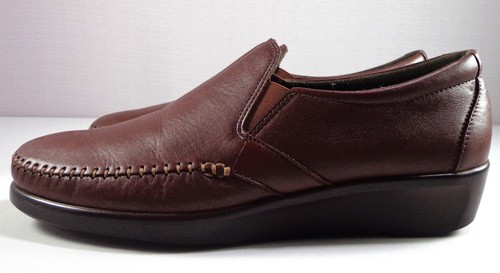 SAS Womens Shoes Brown Leather Dream Moccasin Slip On 9.5 M - Picture 4 of 12