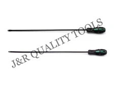 (2 Pieces) 22-1/2" Jumbo Thin Shaft Extra Long Screwdriver Set Phillips & Flat