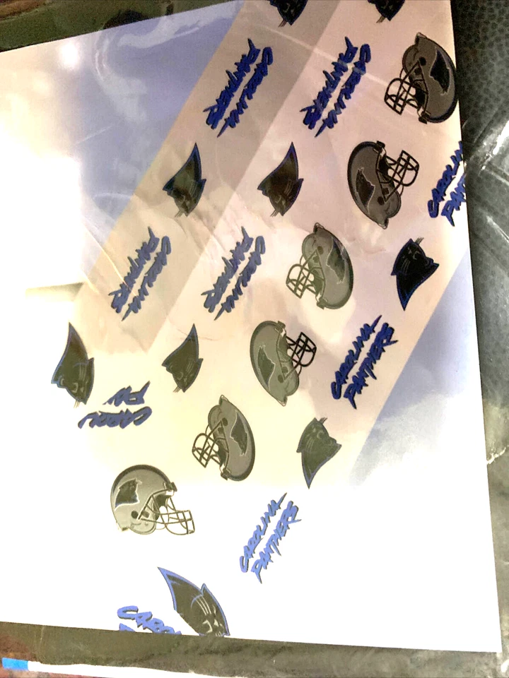 Decoración de Fiesta de Fútbol Profesional de la NFL de los Carolina Panthers con Cubierta de Plástico Foto 4 de 4