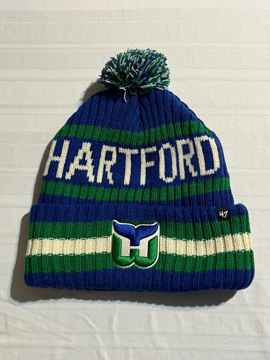 Hartford Whalers Throwback NHL 47 Brand Winter Beanie Knit Ski
