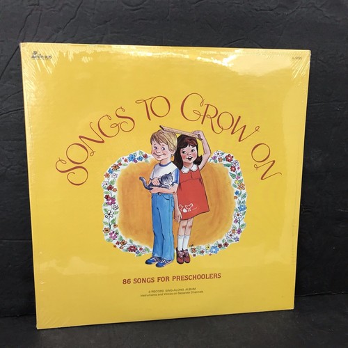 Songs To Grown On - 86 Songs For Preschoolers 2 LP Set Vinyl Record - Sealed - 第 1/2 張圖片