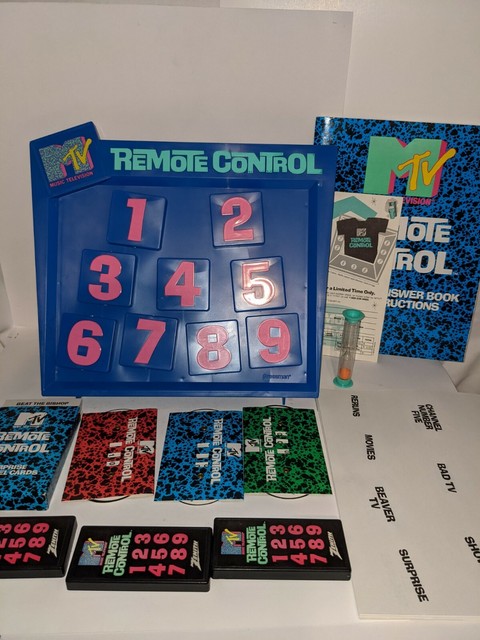 MTV Remote Control Game 100 Complete 1989 Pressman for sale online