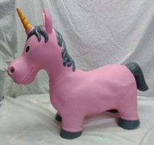 Babe Fairy Bouncy Horse-Jumping Horse with Pump-Inflatable A Pink Unicorn
