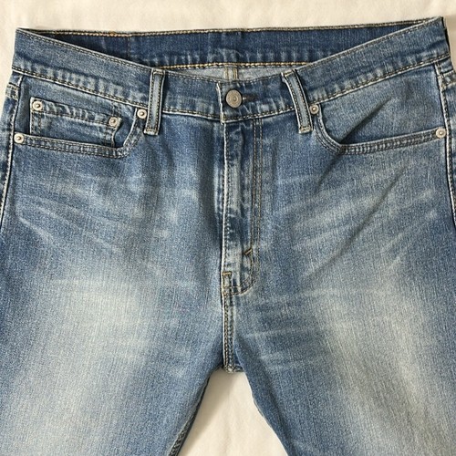 Levi's 513 Classic Blue Jeans W 34 L 30 Blue Jeans Red Tab - Picture 7 of 14