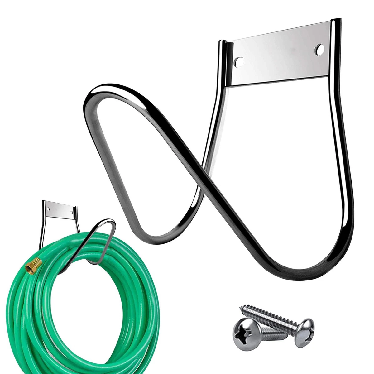Water Pipe Hose Holder Wall Mounted Garden Decor Hose Hanger Reel Hook