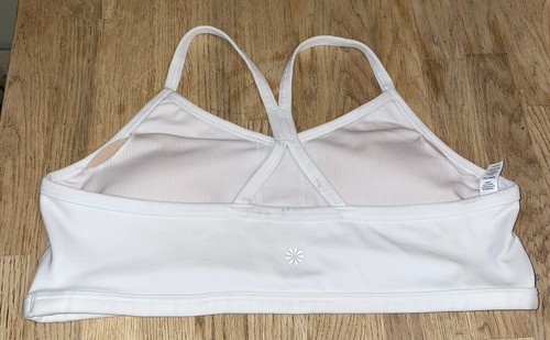Girl’s ATHLETA Girl White Racerback Sports Bra w/foam Inserts XXL/16 - Picture 5 of 7