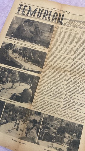 ###29 JANI TURKISTAN . Zeitung OST LEGION Newspaper War 2 WWII 1943 . Veli Kajum - Picture 15 of 17