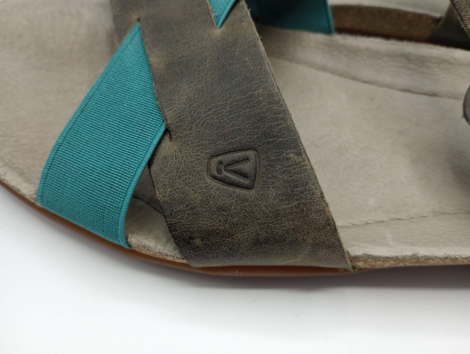 Sandali Keen Dauntless pelle verde oliva e scarpe comode acqua taglia 10 5