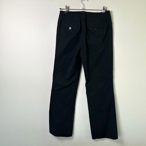 Pantalone donna Eddie Bauer Mercer Fit taglia 4 nero cotone elasticizzato casual - Foto 3 di 13
