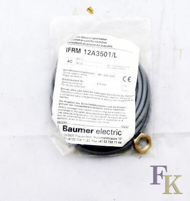 BAUMER electric IFRM 12A3501/L Näherungsschalter -sealed-