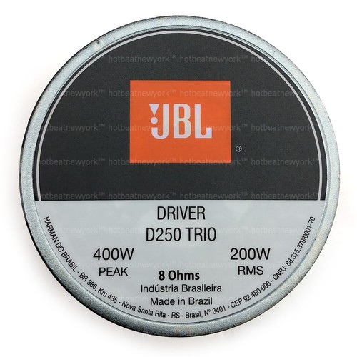 JBL Selenium D250 Trio 200 Watt RMS 8-ohm 1-3/8"-18 TPI Large 1" Driver D250TRIO - Picture 13 of 20