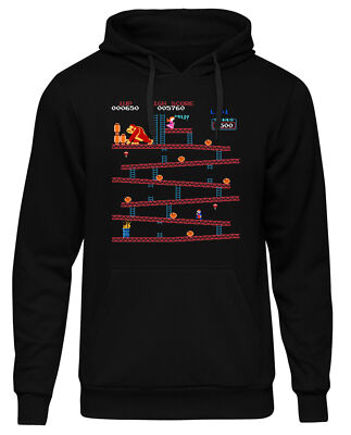 Arcade Master Herren Kapuzenpullover | SNES Games Nintendo Konsole Retro Spiel