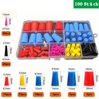 100pcs Silicone Rubber Plug Assortment Set Plugs Conical Powder Coating