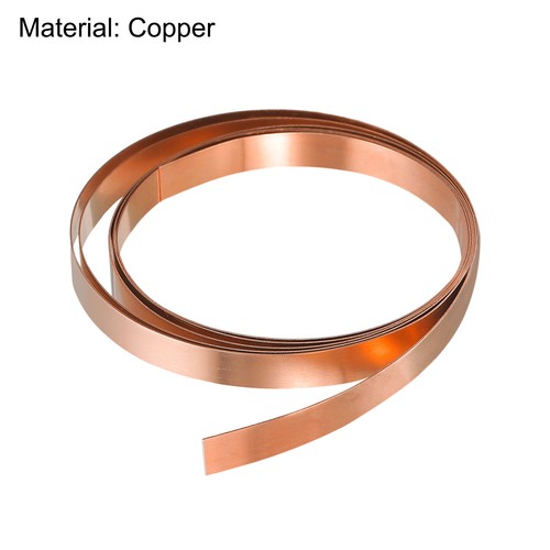 Copper Sheet Roll, Metal Foil Plate 1000mm x 5mm x 0.5mm - Picture 3 of 5