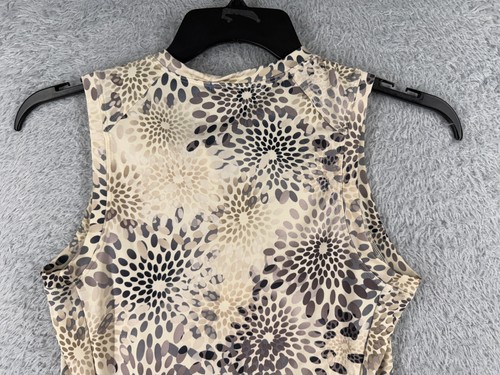 SheBeest Cycling Jersey Womens Extra Small Beige Floral 1/4 Zip 100% Polyester - Picture 13 of 14