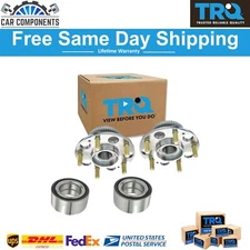 TRQ New Front & Rear Wheel Bearing Hub Assembly Kit For 2003-2008 Honda Acura