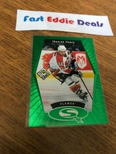 UPPER DECK HOCKEY 1998-99  STARQUEST THEOREN FLEURY GREEN PARALLEL INSERT CARD 