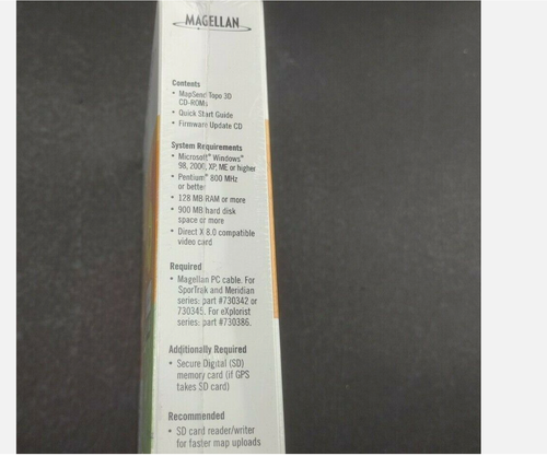 Magellan MapSend Topo 3D Software, 980611-09 Usa Version 1 - Picture 5 of 8