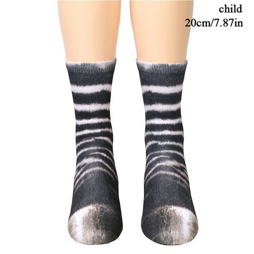 Unisex 3D Print Funny Long Socks Middle Tube Sock Ankle Socks Foot Socks Elastic - Picture 14 of 17
