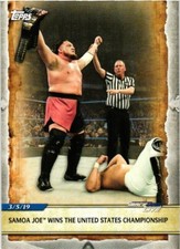 Samoa Joe 2020 Topps Smackdown Live Wrestling Card
