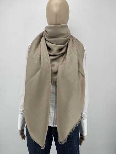 NEU Luxury Original GUCCI Schal-Tuch 135x135cm GG-387563-9700 - Bild 3 von 14