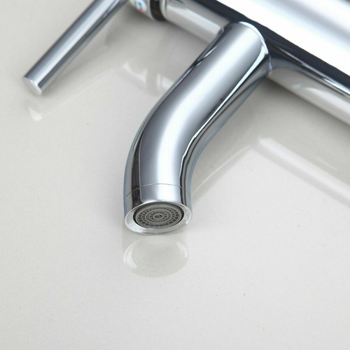Bathroom Vessel Sink Faucet Single Handle&Hole Deck Mount Basin Mixer Tap Chrome - Picture 6 of 7