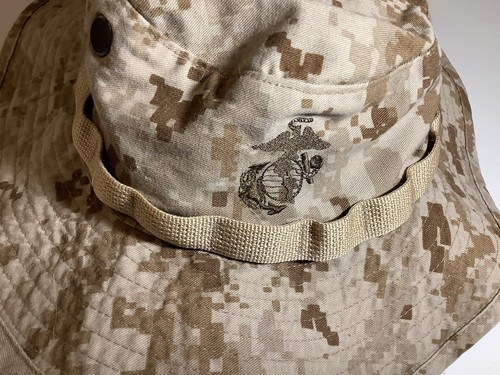 USMC Boogie Cover Sz Medium Boonie Hat Marpat Digital Field desert