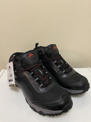 Herren Leder Wandern Memory Foam Leger Stiefeletten Turnschuhe Ist 11,5 UK10